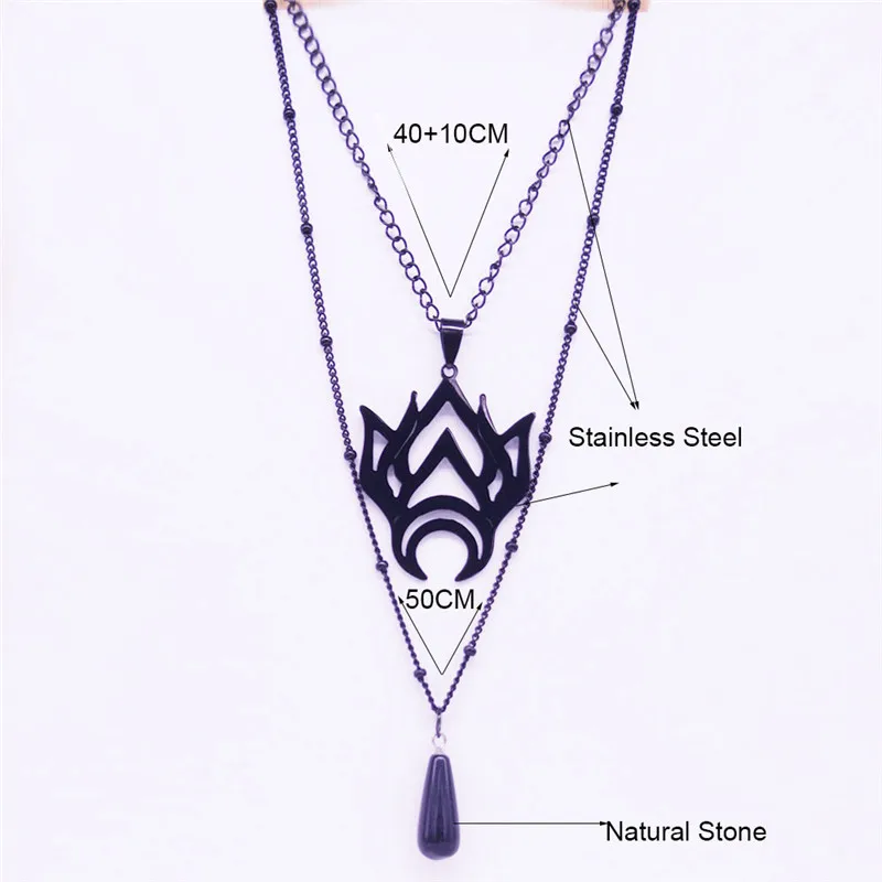 Ожерелье из нержавеющей стали в готическом стиле для мужчин и женщин N4103S03 |