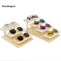 2 5 layers sunglasses wooden display stand jewelry holder glasses eyeglasses colorful eyewear counter show stands holder rack
