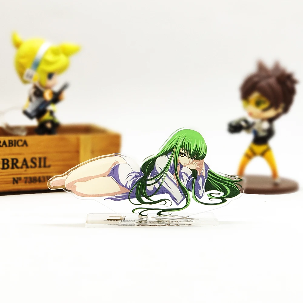 Code Geass Lelouch C.C нулевой фигурка на акриловой подставке модель пластина Держатель