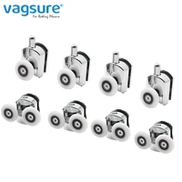 pou up adjustable zinc alloy chromed sliding shower cabin pulley wheel runner door rollers replacement for cabinet 2325mm size