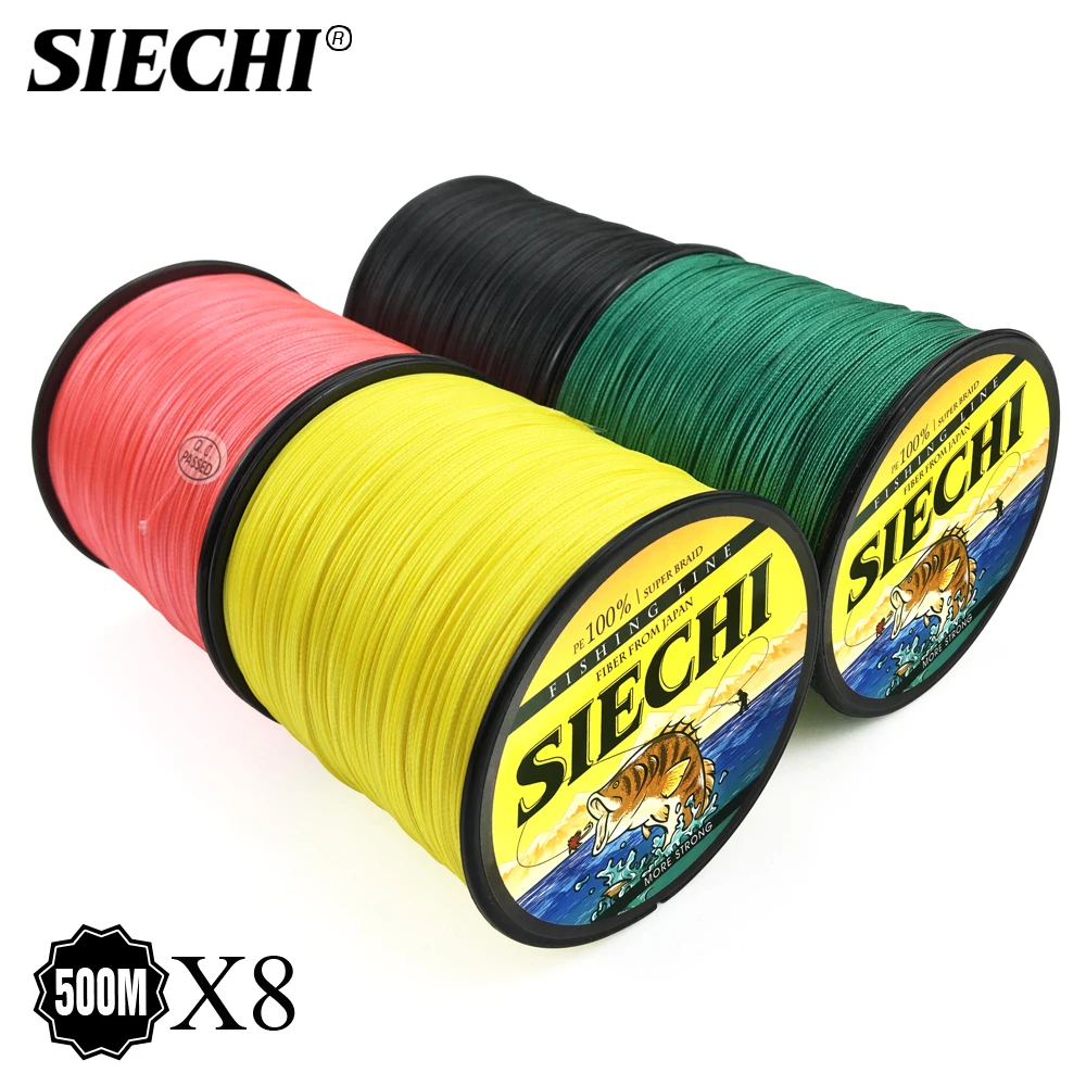 Леска плетеная из ПЭ 8 нитей 500 м|Рыболовные лески| |