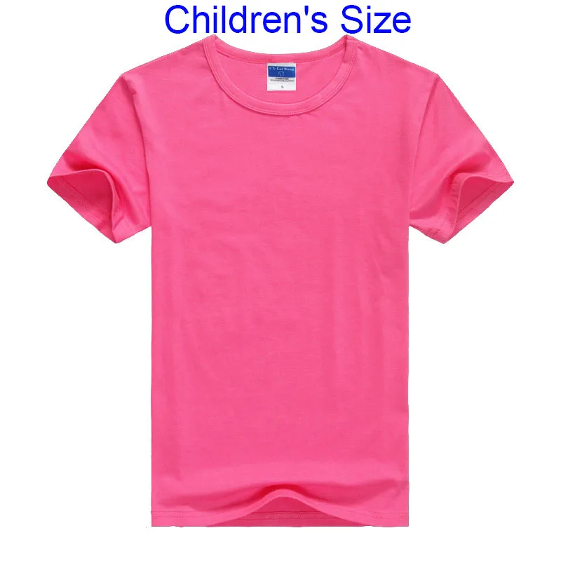 children rose Лето, высокое качество, 15 цветов, S-2XL, простая футболка, Женская хлопковая эластичная Базовая футболка, Женские повседневные топы, футболка с коротким рукавом - Цвет: children rose