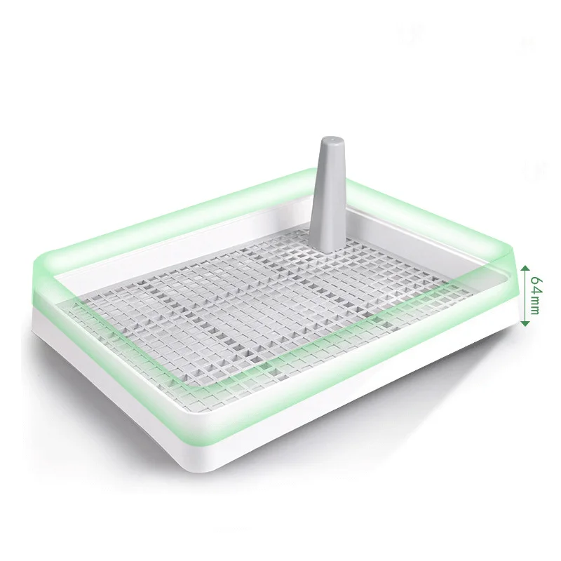 Dog Training Toilet Portable Puppy Dogs Indoor Tray Potty Mat with Pillar Anti-Splash Urinary Trainer Pee Pad | Дом и сад