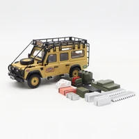 143 land rover defender camel trophy edition resin car model for collection