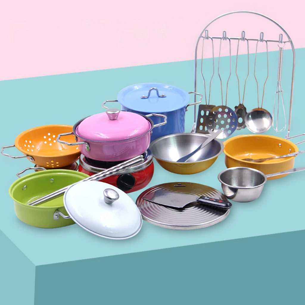 Детская кухня игрушки для ролевых игр набор кухонной посуды цвет 23 шт. | Игрушки и