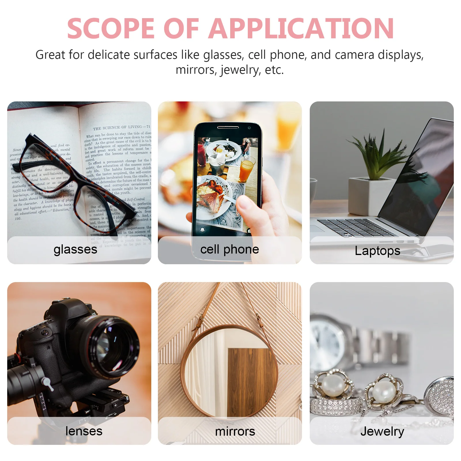 

4pcs Reusable Multipurpose Portable Microfiber Wiping Cloths Lenses Cleaning Cloths 40 x 40cm