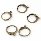 14x12 мм 30 шт Высокое качество бронзовые цвета покрытые латунные французские сережки крючки настройки провода основа весь Sale-L4-45