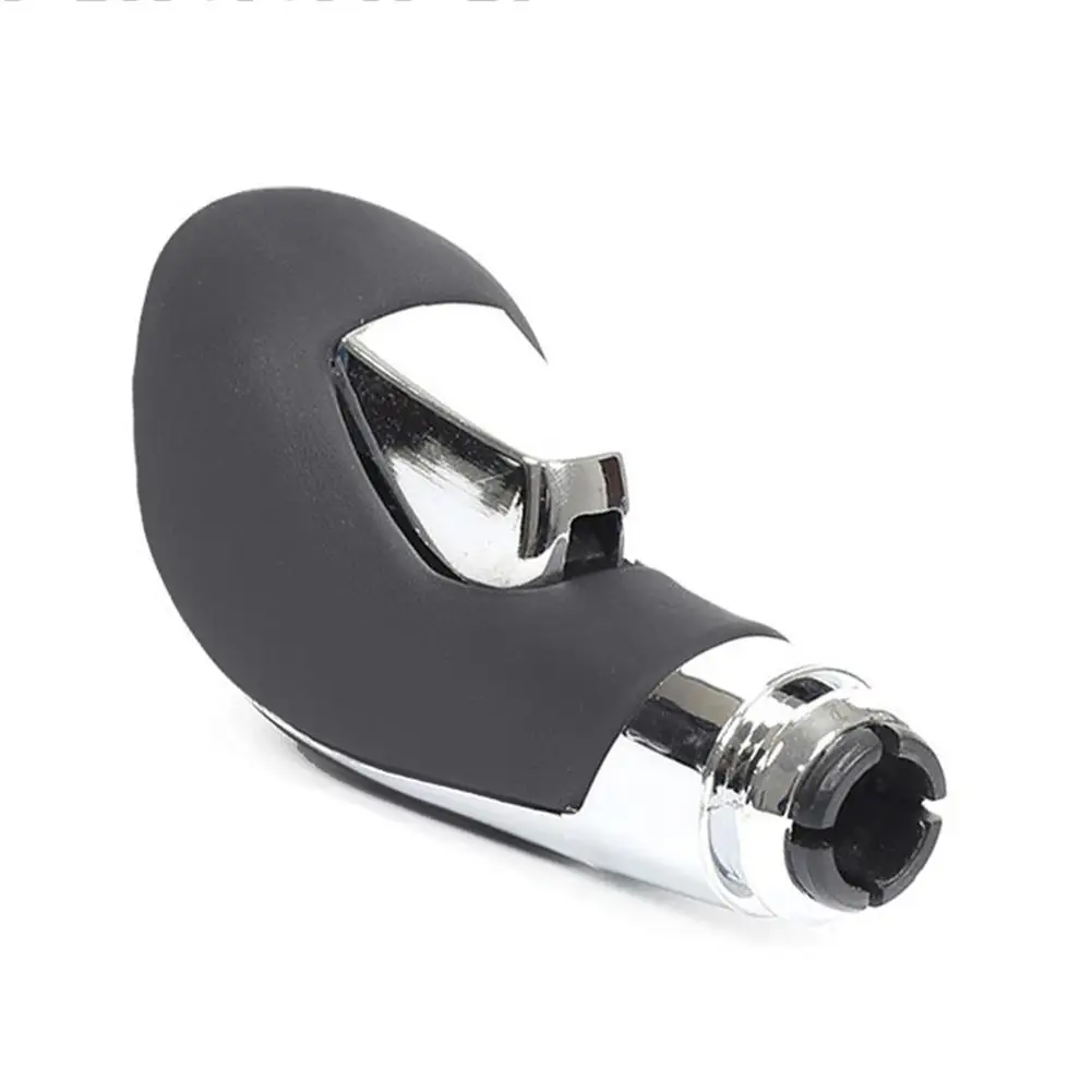 

PU Leather Automatic Gear Shift Shifter Lever Knob For Opel Vauxhall Insignia Buick Regal Black Chrome