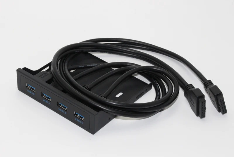 19+1 20Pin 4 Port USB 3.0 HUB Front Panel Combo Bracket Hub Adapter for PC Desktop 3.5&quot FDD Floppy Disk Drive Bay | Компьютеры и