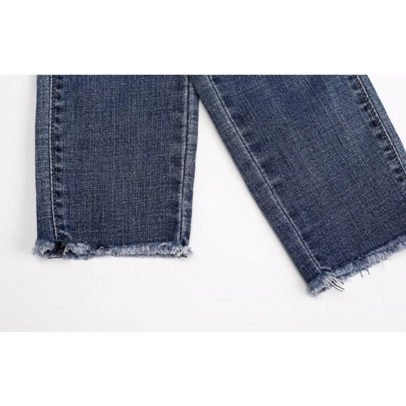 

Pregnancy Abdominal Pants Mother Clothes Elastic Soft Maternity Jeans Skinny Lovely Trousers for Pregnant Women Spring Summer