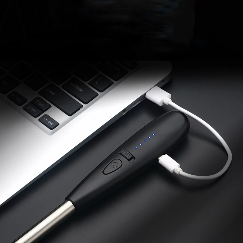 Новые горячие USB перезаряжаемые зажигалки подарок Ветрозащитный Электрический