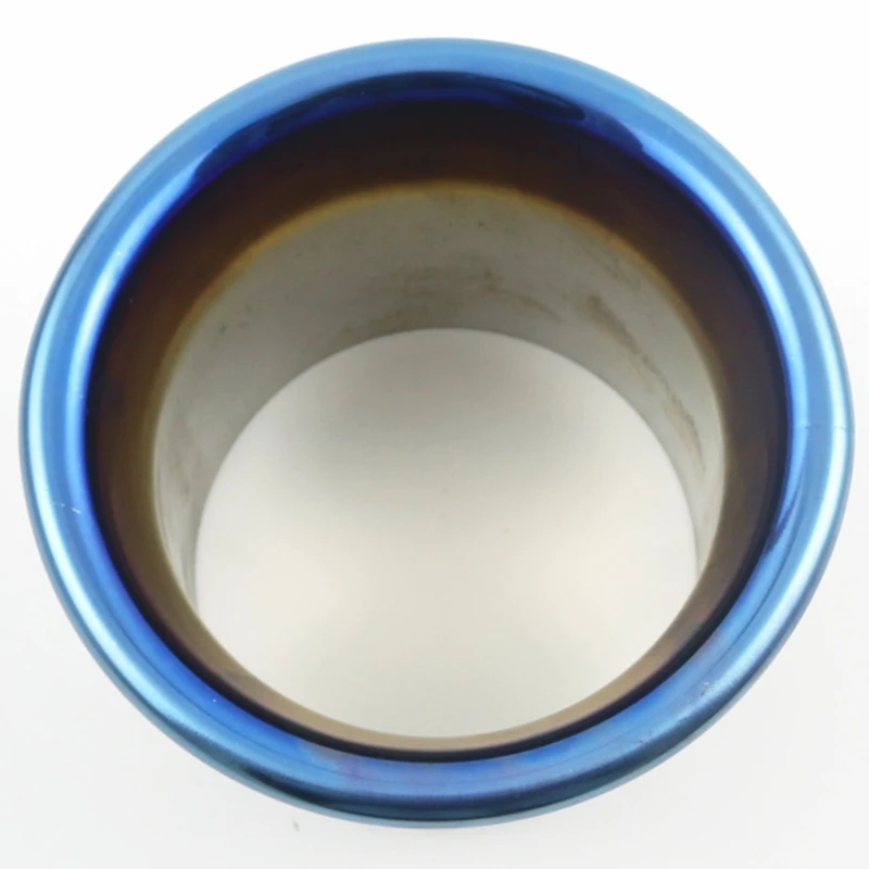 3 дюймовый JDM Титан синий холодного воздуха Системы стека комплект Turbo Horn набор