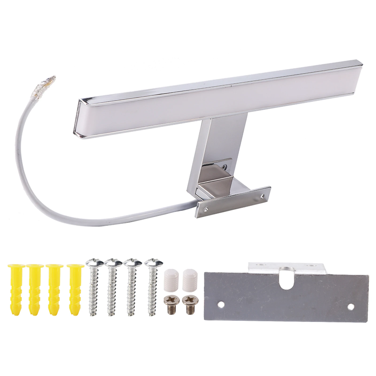 

Make-up Mirror Light Professional Aluminum Washroom With Screws Wall Cabinet Accessories For Hotel Bathroom Home Easy Install