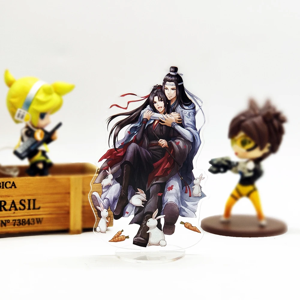 Love Thank you Mo Dao Zu Shi Wei WuXian Lan WangJi пара HF акриловая подставка фигурка модель тарелка держатель торт Топпер аниме японский
