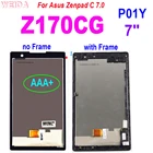 ЖК-дисплей 7 дюймов для Asus Zenpad C 7.0 Z170CG P01Y Z170 с рамкой для замены ЖК-дисплея Z170CG
