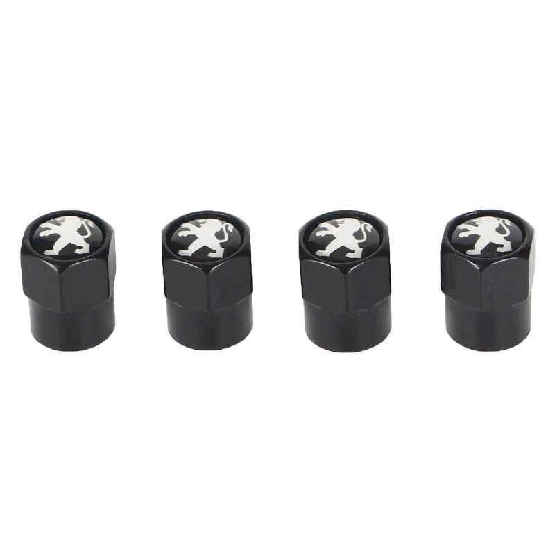4 шт. колпачки для клапанов автомобильных колес чехол штока Peugeot 206 207 208 307 308 407 508 607