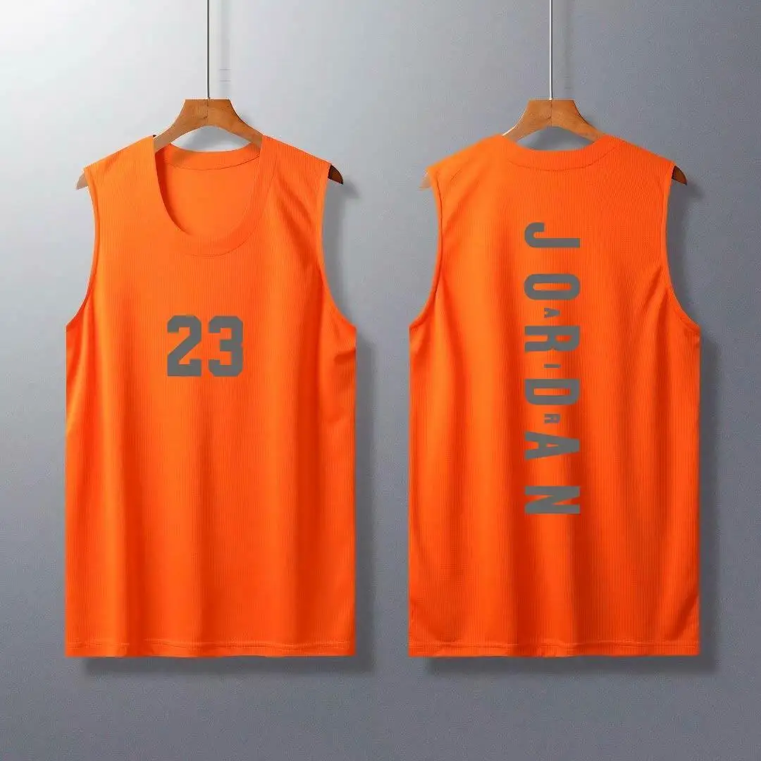 

2021 new custom men's and women's vest letter Logo printing men's summer loose comfortable cool breathable sleeveless T-shirt