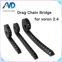 10*11mm 15*10mm Voron 2.4 Cable Chain Plastic Towline Opening Wire Chains 3D Printer Machine Tools