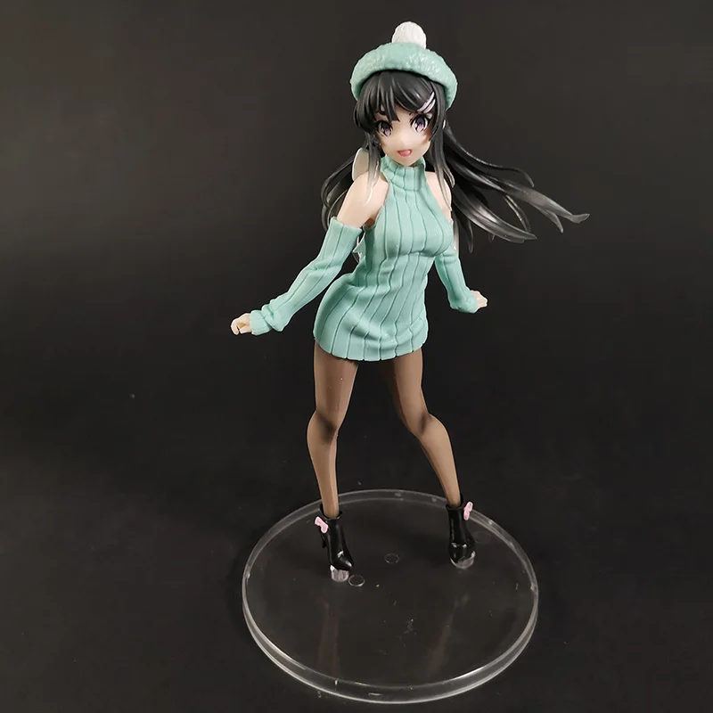 

Seishun Buta Yarou Wa Sakurajima Mai Knit Dress Ver. Collectible Figure Model Doll Decoration Toy