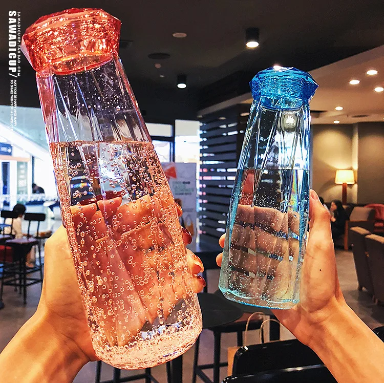 420 мл Небьющийся прозрачный герметичный пластиковый чайник с содой портативные