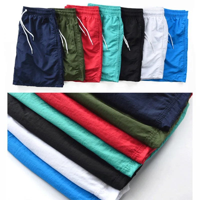 

Summer Men Swimwear Swimsuit Swim Briefs Swimming Boxer Short Quick-dry Beach Shorts Surf Board Wear Suit ALS88