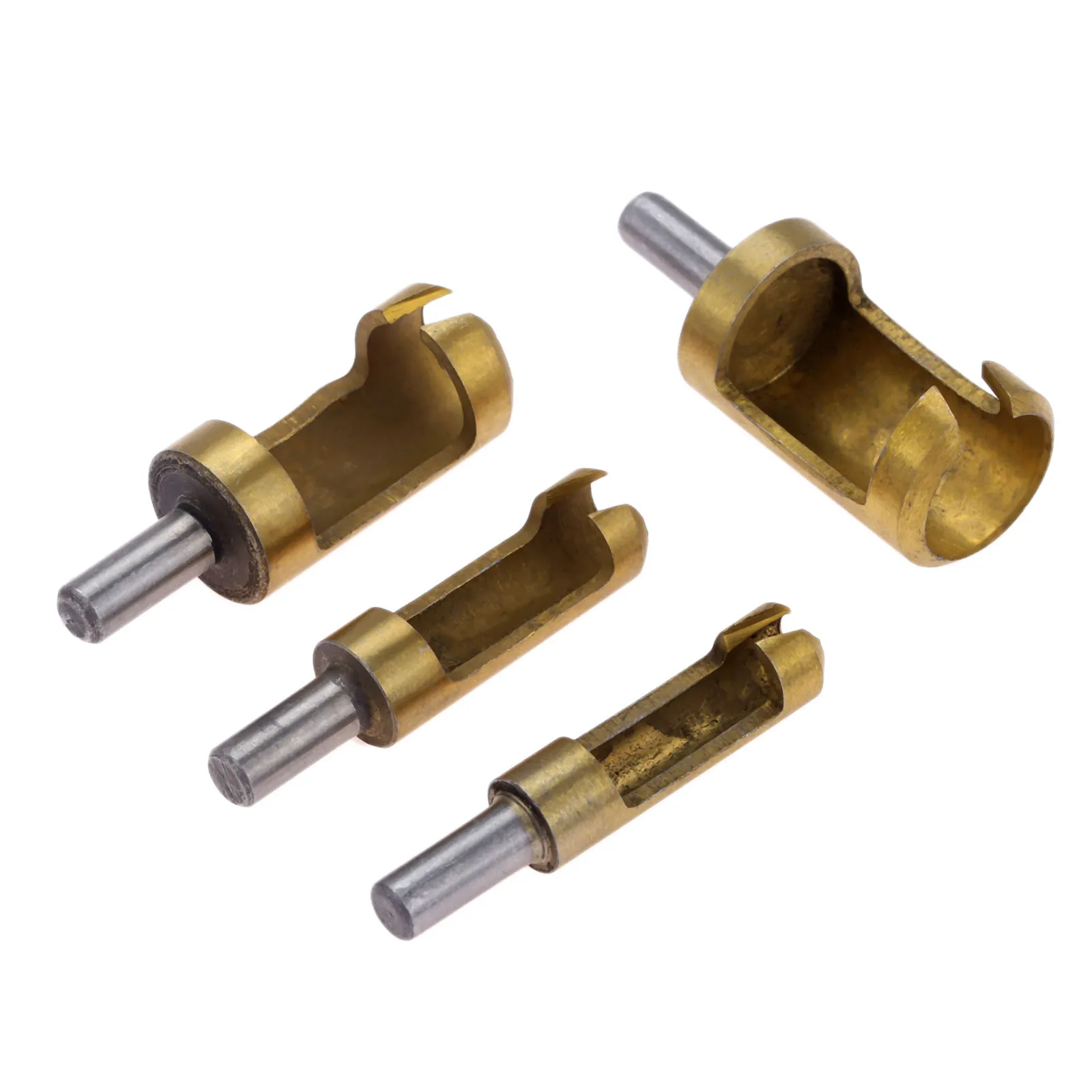 DRELD 4pcs 6/8/13/16mm Barrel Cork Drill Plug Cutter Bit for Wood Tenon Bored Hole Saw Cutting Dowel Maker Woodwoking Tool | Инструменты