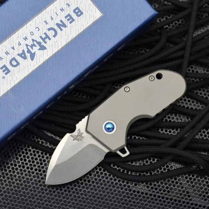 

Bm 756 Folding Knife Titanium Alloy M390 Powder Steel High Hardness Pocket Knives EDC Defenses Tool HW341