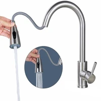 upgraded household sink faucet pull out nozzle practical water tap 360 degree rotation faucet for kitchen bathroom