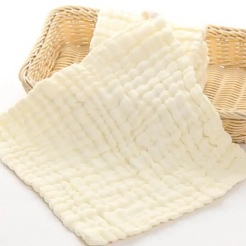

Baby Saliva Towel Newborn Color Gauze Square Scarf Nursing 30*30cm Bedding Baby Towel Wholesale Layers 6 H6W6