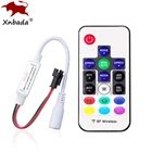 WS2811 WS2812B SK6812 RGB Led Пиксели полосы светильник контроллер 17 клавиш 