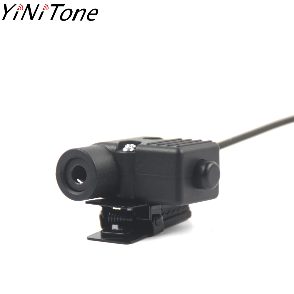 Military Headset U94 PTT For COMTAC MSA EARMOR TCA TRI NATO plug for Standard Version Yaesu Vertex VX-3R VX-110 FT-10R
