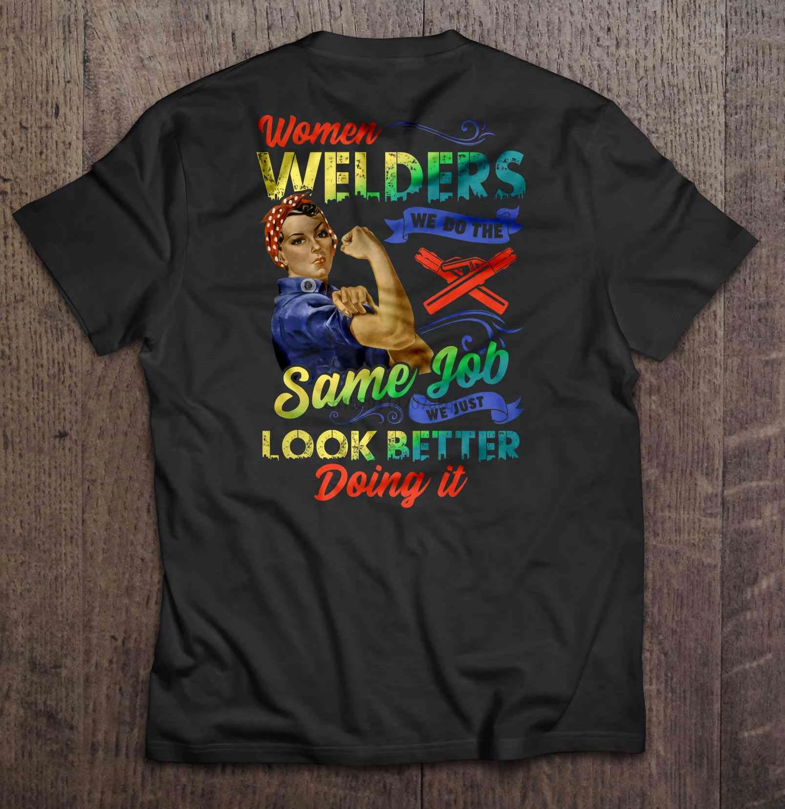 Мужская смешная футболка модная для женщин сварщиков мы делаем то же самое