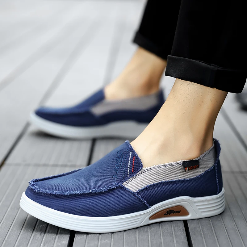 Туфли PUPUDA мужские джинсовые повседневная обувь модные трендовые удобные