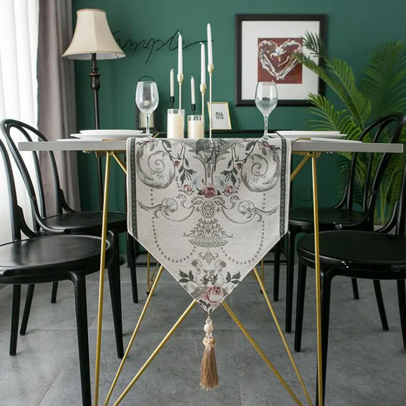 Современная Минималистичная жаккардовая скатерть для стола обеденного