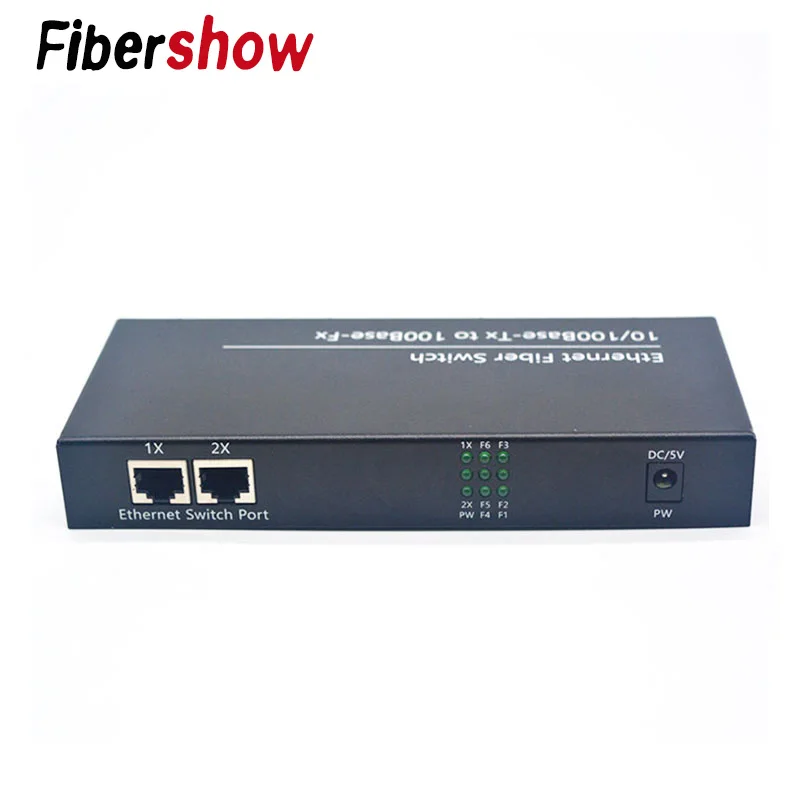 Быстрый Ethernet волоконно-оптический медиаконвертер одномодовый переключатель