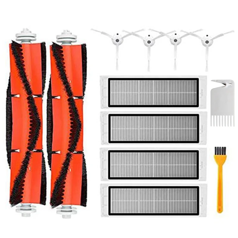 

for Xiaomi Roborock Robot S50 S55 Vacuum Cleaner Spare Parts Kits Filter Side Brush Roll Brush Replacement