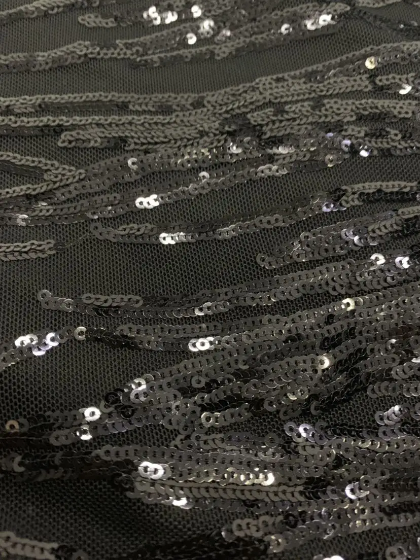 Summer Sexy Club Women Dresses OL Lady Black Streetwear Chic Casual Plus Size Bodycon Sequins Mesh Fur Plain Female Pencil Dress | Женская