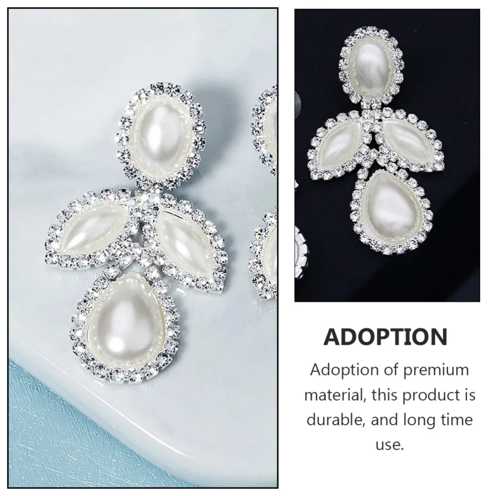 

1 Pair Earrings Stylish Pearl Ear Studs Chic Ear Jewelries