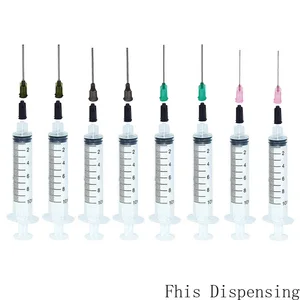 10cc Syringe with Plastic Steel Needle for Scientific Experiments Pack of 8