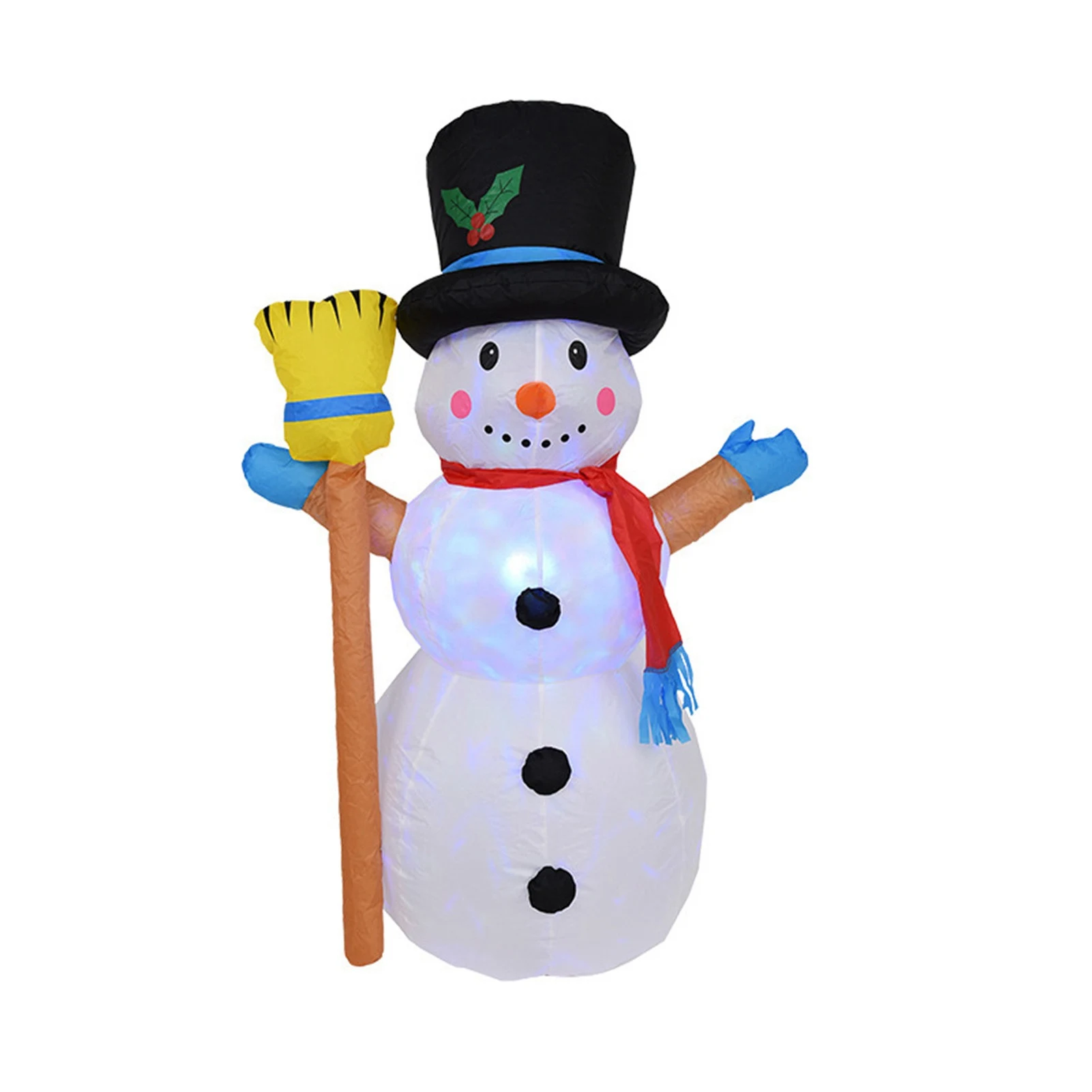 

1.2M Inflatable Christmas Santa Claus Air Blown with Light Up Welcome Yard Decor Christmas Pendant & Drop Ornaments