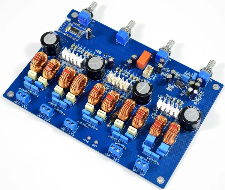 Новый 4 1 канальный усилитель класса D плата TPA3116 Bluetooth (50 Вт * + 100 Вт)|Аксессуары для