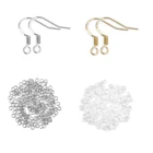 100 шт.компл. Заглушки для сережек-гвоздиков, золотые аксессуары для изготовления ювелирных изделий своими руками, открытые кольца, серьги, фурнитура