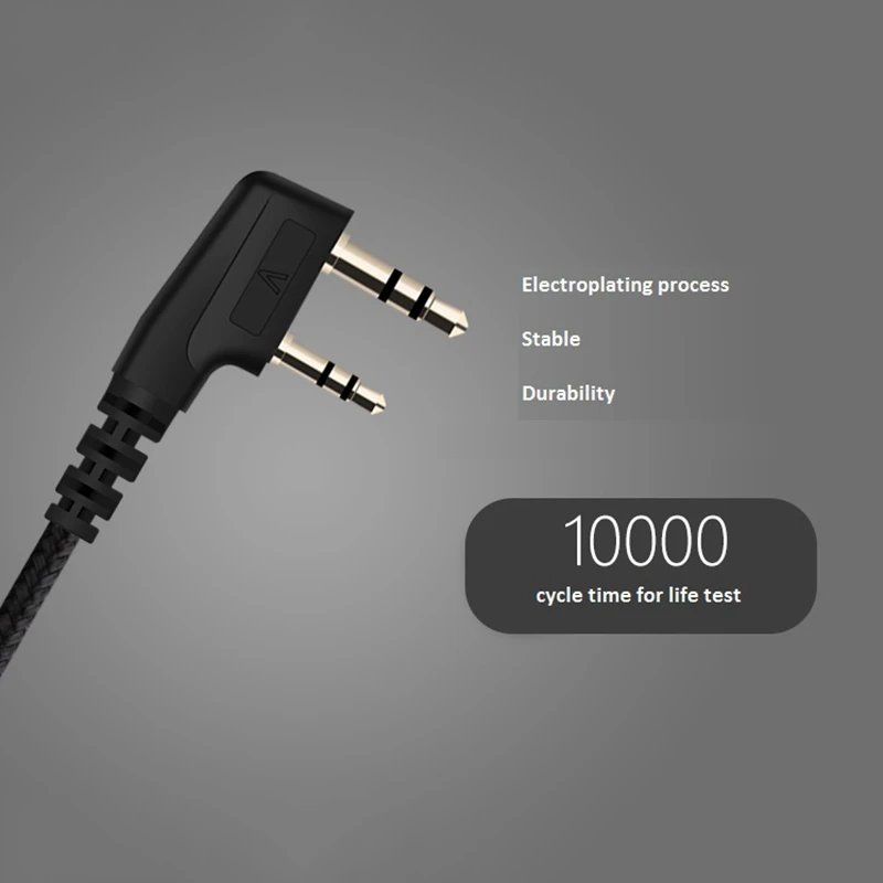 PPT In-Ear Динамик для BAOFENG UV-5R иди и болтай Walkie Talkie наушники двухстороннее радио Uv-82