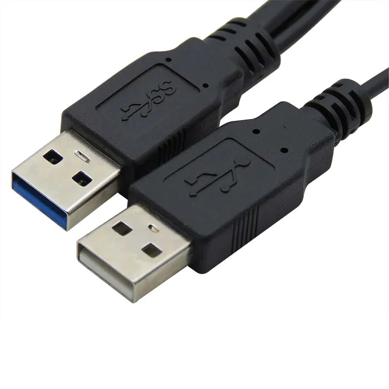 Кабель Micro USB 3 0 для передачи данных двойной кабель мобильного жесткого диска с