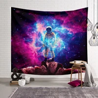 galaxy astronaut tapestry 3d all over printed tapestrying rectangular home decor wall hanging 03