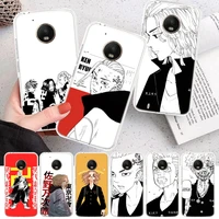 Anime Tokyo Revengers Manga Soft Cover Soft Phone Case For Motorola Moto G30 Power Plus Play One Macro Action