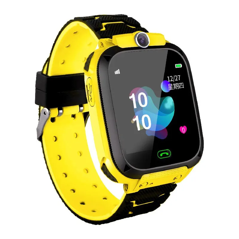 smart accurate real time tracker location sos call remote monitor camera lbs kids student phone watch wristwatch for ios android free global shipping