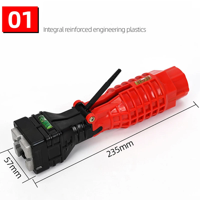 

Faucet and Sink Installer Tool 18-in-1 Faucet Socket Wrench Plumbing Tool for Tight Spaces Plumbers Kitchen Bathroom EJ