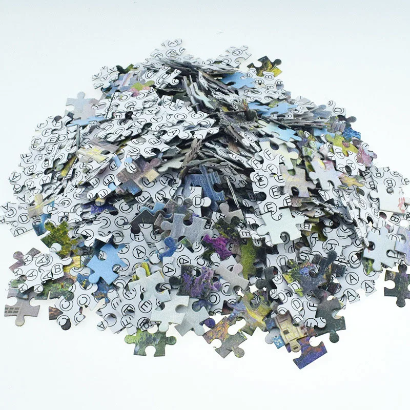 

1000 pcs Puzzle Children Puzzle Diy Beautiful Landscape Animation Puzzle Decompression Toy Puzzle JPDWJ208