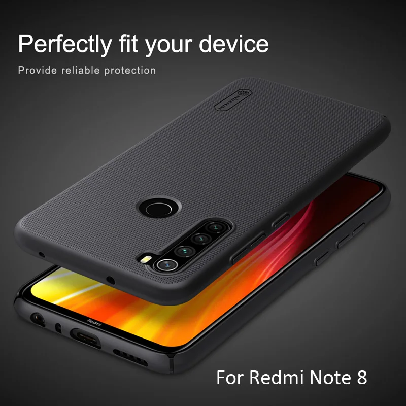 Матовый защитный чехол Nillkin для Xiaomi Redmi Note 8 Pro 8T жесткая пластиковая задняя